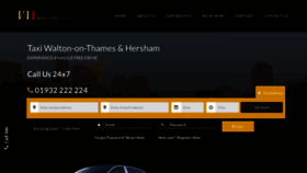 What Taxiwaltononthames.co.uk website looked like in 2021 (2 years ago)