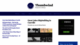 What Thumbwind.com website looked like in 2021 (2 years ago)