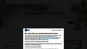 What Traueranzeigen.noz.de website looked like in 2021 (2 years ago)