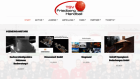 What Tsv-friedberg-handball.de website looked like in 2021 (2 years ago)