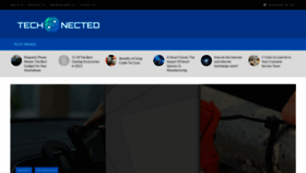 What Technected.com website looked like in 2021 (2 years ago)