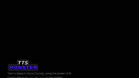 What Tts.monster website looked like in 2021 (3 years ago)