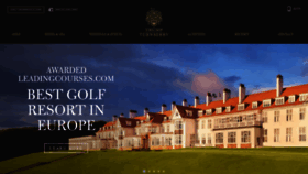 What Turnberry.co.uk website looked like in 2021 (4 years ago)