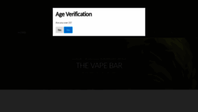 What Thevapebar.com website looked like in 2021 (2 years ago)