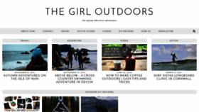 What Thegirloutdoors.co.uk website looked like in 2021 (2 years ago)