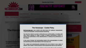 What The-horoscope.com website looked like in 2021 (2 years ago)