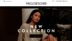 What Theclosetlover.com website looked like in 2021 (2 years ago)