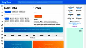 What Tickytimer.com website looked like in 2021 (2 years ago)