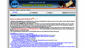 What Thongtindaotao.sgu.edu.vn website looked like in 2021 (2 years ago)