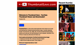 What Thumbnailsave.com website looked like in 2021 (2 years ago)