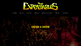 What Theexpendables.net website looked like in 2021 (2 years ago)