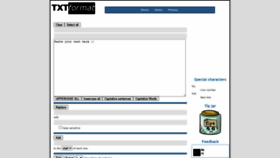 What Txtformat.com website looked like in 2021 (2 years ago)