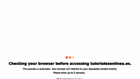 What Tutorialesenlinea.es website looked like in 2021 (3 years ago)