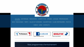 What Taekwondo-bourges.com website looked like in 2021 (2 years ago)