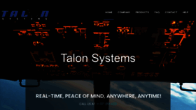 What Talonsystems.com website looked like in 2021 (2 years ago)