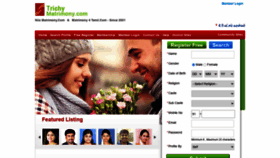 What Trichymatrimony.com website looked like in 2021 (2 years ago)