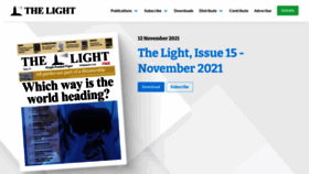 What Thelightpaper.co.uk website looked like in 2021 (2 years ago)