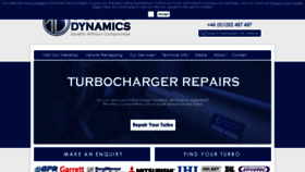 What Turbodynamics.co.uk website looked like in 2021 (2 years ago)