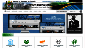 What Tanzania.go.tz website looked like in 2021 (2 years ago)