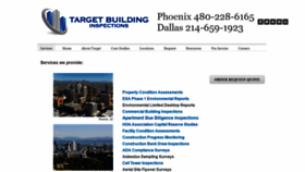 What Targetbuildinginspections.com website looked like in 2021 (2 years ago)