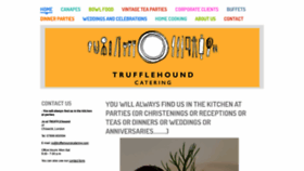 What Trufflehoundcatering.com website looked like in 2021 (2 years ago)