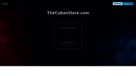 What Thecubanstore.com website looked like in 2021 (2 years ago)
