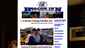 What Thebeaconinn.com website looked like in 2021 (2 years ago)