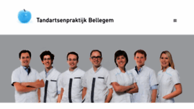 What Tandartsenpraktijkbellegem.be website looked like in 2021 (2 years ago)