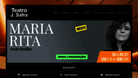 What Teatrojsafra.com.br website looked like in 2021 (2 years ago)
