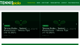 What Tennis-picks.net website looked like in 2021 (2 years ago)