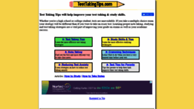 What Testtakingtips.com website looked like in 2021 (2 years ago)