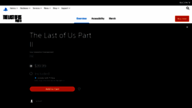 What Thelastofus.com website looked like in 2021 (2 years ago)