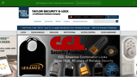 What Taylorsecurity.com website looked like in 2021 (2 years ago)