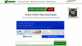 What Twitter-download.com website looked like in 2021 (2 years ago)
