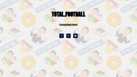 What Total-football.org website looked like in 2021 (2 years ago)