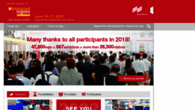 What Transportlogistic-china.com website looked like in 2021 (4 years ago)