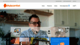 What Thuiscomfort.nl website looked like in 2021 (2 years ago)