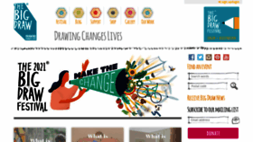 What Thebigdraw.org website looked like in 2021 (3 years ago)