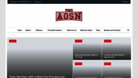What Theaosn.com website looked like in 2021 (2 years ago)