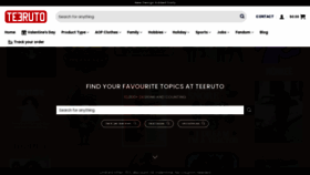 What Teeruto.com website looked like in 2021 (2 years ago)