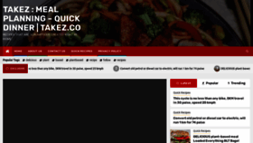 What Takez.co website looked like in 2021 (2 years ago)