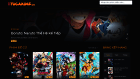 What Tocanime.co website looked like in 2022 (3 years ago)