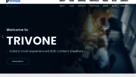 What Trivone.com website looked like in 2022 (2 years ago)