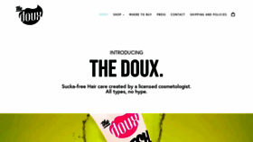 What Thedoux.com website looked like in 2022 (2 years ago)