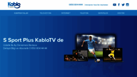 What Turksatkablo.com.tr website looked like in 2022 (2 years ago)