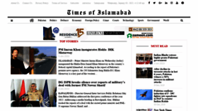 What Timesofislamabad.com website looked like in 2022 (2 years ago)