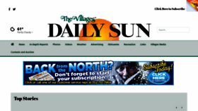 What Thevillagesdailysun.com website looked like in 2022 (2 years ago)