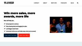 What Thesaleswhisperer.com website looked like in 2022 (2 years ago)