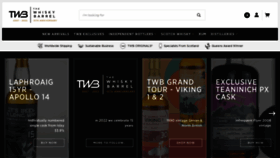 What Thewhiskybarrel.com website looked like in 2022 (2 years ago)