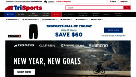 What Trisports.com website looked like in 2022 (2 years ago)